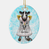 Heilige Kuh Keramik Ornament (Rechts)