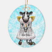 Heilige Kuh Keramik Ornament (Links)