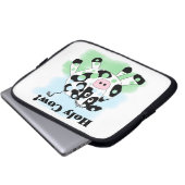 Heilige Kuh Laptopschutzhülle (Vorne Knopf)
