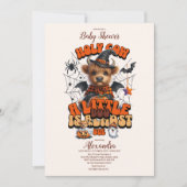 Heilige Kuh Little Boo Halloween Kinderdusche Einladung (Vorderseite)