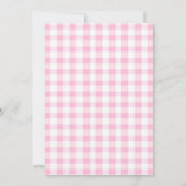 Heilige Kuh Mädchen 5. Geburtstag Einladung (Rückseite)