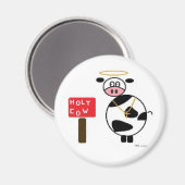 heilige Kuh! Magnet (Vorderseite/Rückseite)
