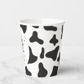 Heilige Kuh Pink Daisy Kuh Print Birthday Pappbecher (Links)