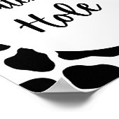 Heilige Kuh Print Birthday Watering Hole Sign Post Poster (Ecke)