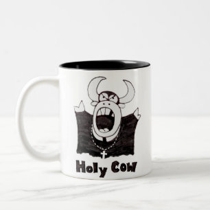 Heilige Kuh-Produkte der Cartoon-Kuh- Zweifarbige Tasse