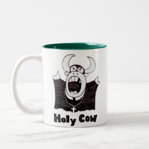 Heilige Kuh-Produkte der Cartoon-Kuh-  Zweifarbige Tasse