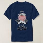 Heilige Kuh Pun Niedlich Kawaii Manga Rind Himmlis T-Shirt (Design vorne)