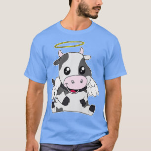 Heilige Kuh Pun Niedlich Manga Kawaii Rind Himmlis T-Shirt