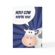 Heilige Kuh Sie sind 100 Funny über dem Hügel Gebu