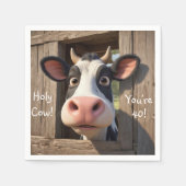 Heilige Kuh Sie sind 40 Serviette (Vorderseite)