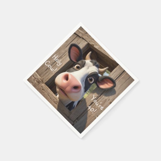 Heilige Kuh Sie sind 40 Serviette (Ecke)