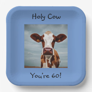 Heilige Kuh Sie sind 60 Pappteller