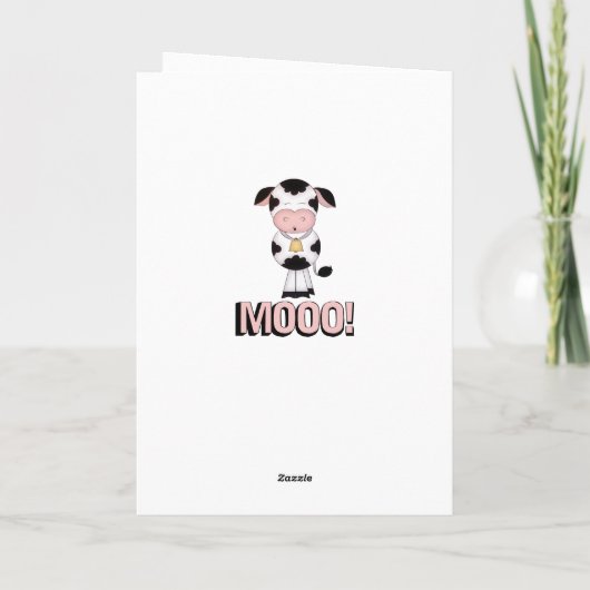 Heilige Kuh Sie sind 70 humorvolle Schwarz-weiße G Karte (Rückseite)