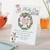 Heilige Kuh! Sockelschild (In Situ)