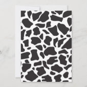 Heilige Kuh Spaß Geburtstagsparty Einladung (Rückseite)