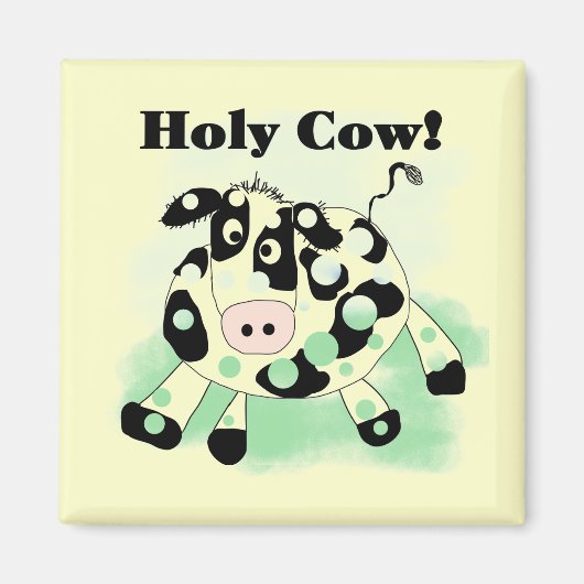 Heilige Kuh-T-Shirts und Geschenke Magnet (Vorne)