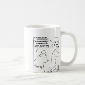 heilige Kuh u. Transportwagen das Lama Kaffeetasse