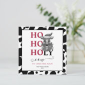 Heilige Kuh Weihnachts-Foto Cowhide Pattern (Stehend Vorderseite)