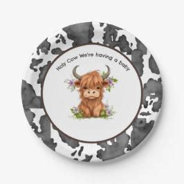 Heilige Kuh, wir haben ein Baby Pappteller