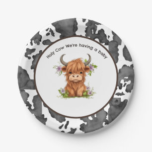 Heilige Kuh, wir haben ein Baby Pappteller