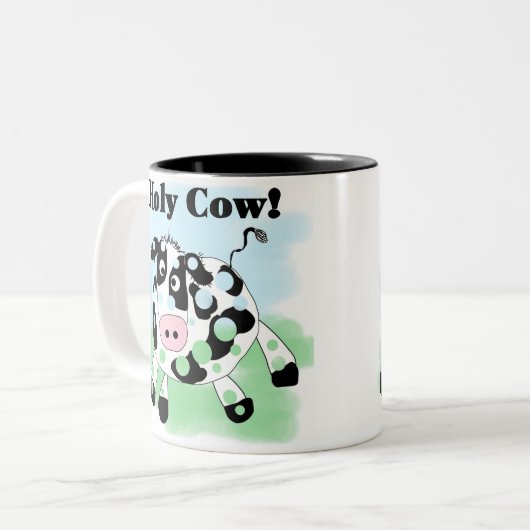 Heilige Kuh Zweifarbige Tasse (Vorderseite Links)