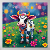 Heilige Kühe in Diwali Poster (Vorne)