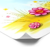 Heilige Kühe in Diwali Poster (Ecke)