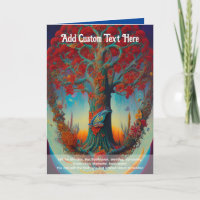 Heilige Kunst Mystischer Baum des Lebens spirituel