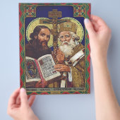 Heilige Kyril und Methodius Förderer Europas Flyer (Hand)