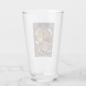 Heilige Kyril und Methodius Förderer Europas Glas (Rückseite)