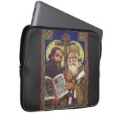 Heilige Kyril und Methodius Förderer Europas Laptopschutzhülle (Vorne Rechts)
