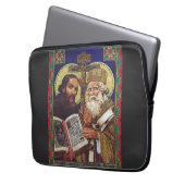 Heilige Kyril und Methodius Förderer Europas Laptopschutzhülle (Vorderseite Links)
