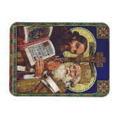 Heilige Kyril und Methodius Förderer Europas Magnet (Horizontal)