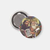 Heilige Kyril und Methodius Förderer Europas Magnet (Vorderseite/Rückseite)