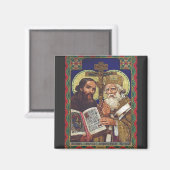 Heilige Kyril und Methodius Förderer Europas Magnet (Vorderseite/Rückseite)