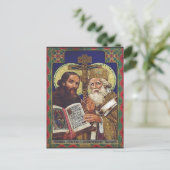 Heilige Kyril und Methodius Förderer Europas Postkarte (Stehend Vorderseite)
