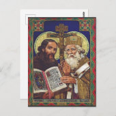 Heilige Kyril und Methodius Förderer Europas Postkarte (Vorne/Hinten)