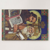 Heilige Kyril und Methodius Förderer Europas Puzzle (Horizontal)