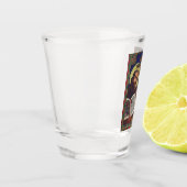 Heilige Kyril und Methodius Förderer Europas Schnapsglas (Links)