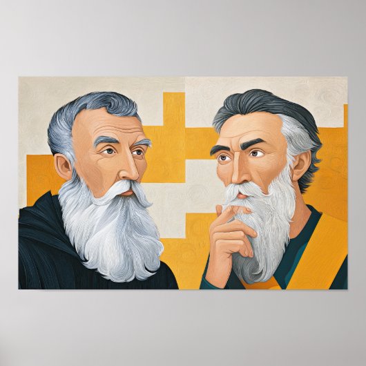Heilige Kyrill und Method: Apostel der Slawen Poster (Vorne)