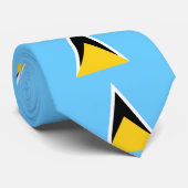 Heilige Lucia-Flagge Krawatte (Gerollt)