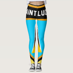 Heilige Lucia-Flagge Leggings