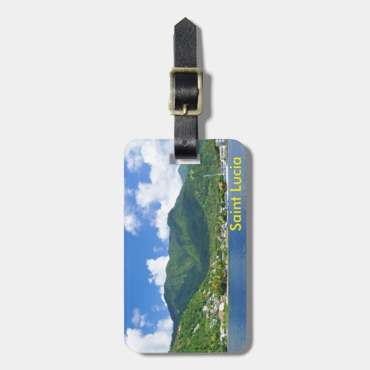 Heilige Lucia Gepäckanhänger (Vorderseite vertikal)