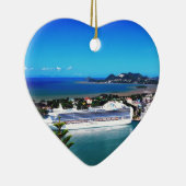 Heilige Lucia, Kreuzschiff Keramikornament (Rechts)