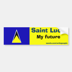 Heilige Lucia, meine Zukunft Autoaufkleber