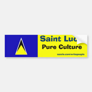 Heilige Lucia, reine Kultur Autoaufkleber