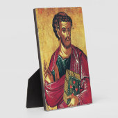 Heilige Luke, die evangelistisch-orthodoxe Ikone Fotoplatte (Seite)