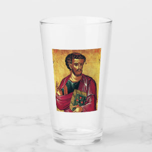 Heilige Luke, die evangelistisch-orthodoxe Ikone Glas