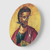 Heilige Luke, die evangelistisch-orthodoxe Ikone Große Wanduhr (Winkel)