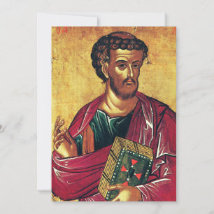 Heilige Luke, die evangelistisch-orthodoxe Ikone Save The Date